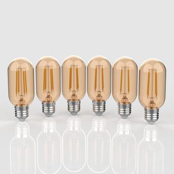 Industrial Non-Dimmable T45-4W LED Edison Glass Bulbs with E26 Base - JONATHAN Y